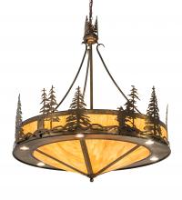 Meyda Green 215185 - 40" Wide Tall Pines Inverted Pendant