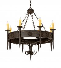 Meyda Green 218662 - 42" Wide Calandra 8 Light Chandelier