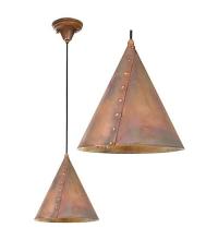 Meyda Green 23303 - 10" Wide Cone Rivet Mini Pendant