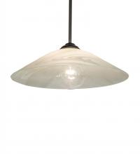 Meyda Green 236756 - 20" Wide Metro Blanco Swirl Pendant