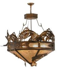 Meyda Green 30766 - 45" Wide Catch of the Day Inverted Pendant