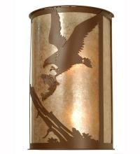 Meyda Green 81493 - 12"W Strike of the Eagle Wall Sconce