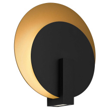Alteck, LLC AW0089-3CCT-W-BK/PB - Eclispe LED Wall Sconce H12.75