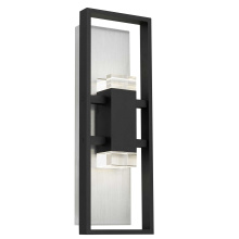 Alteck, LLC AW0106-3CCT-W-BK - Mars LED Wall Sconce H18
