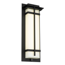 Alteck, LLC AW0137-3CCT-W-BK - Frank LED Wall Sconce H18