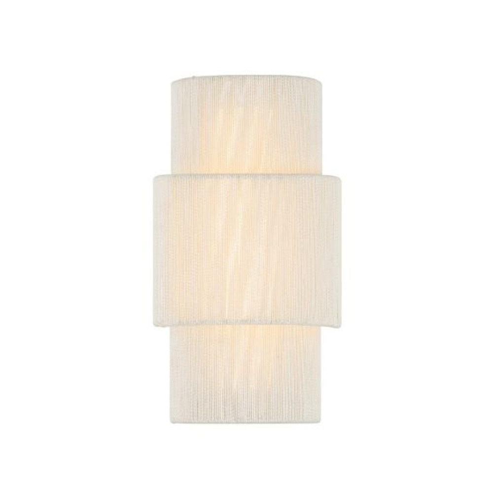 Balthazar LED Wall Sconce in Natural Abaca
