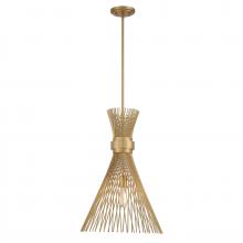 Savoy House 7-9602-1-171 - Longfellow 1-Light Pendant in Burnished Brass