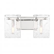Savoy House 8-8204-2-109 - Genry 2-Light Bathroom Vanity Light in Polished Nickel