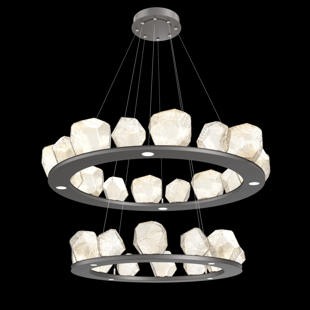 Gem Two-Tier Ring