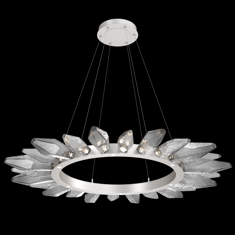 Rock Crystal Radial Ring - 56