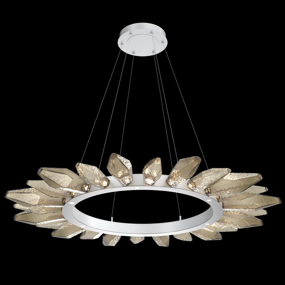 Rock Crystal Radial Ring - 56