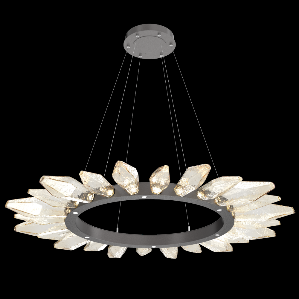 Rock Crystal Radial Ring - 56