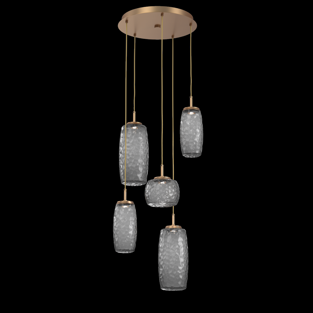 Vessel Round 5pc Multi-Pendant