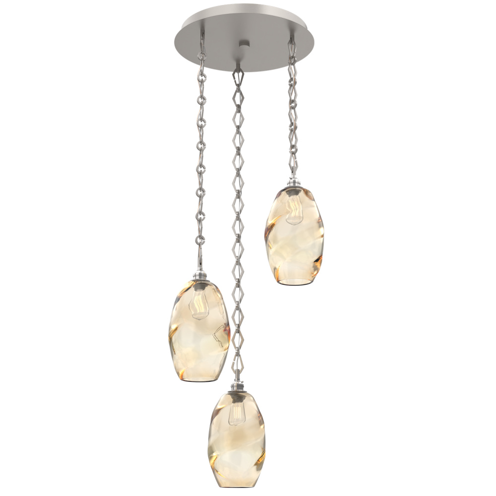 Ellisse Round 3pc Multi-Pendant Chain