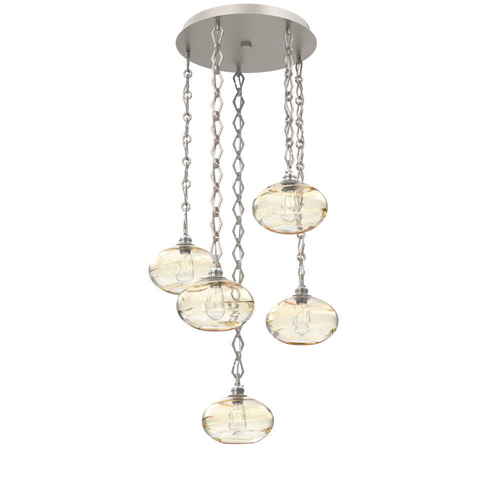Coppa Round 5pc Multi-Pendant Chain