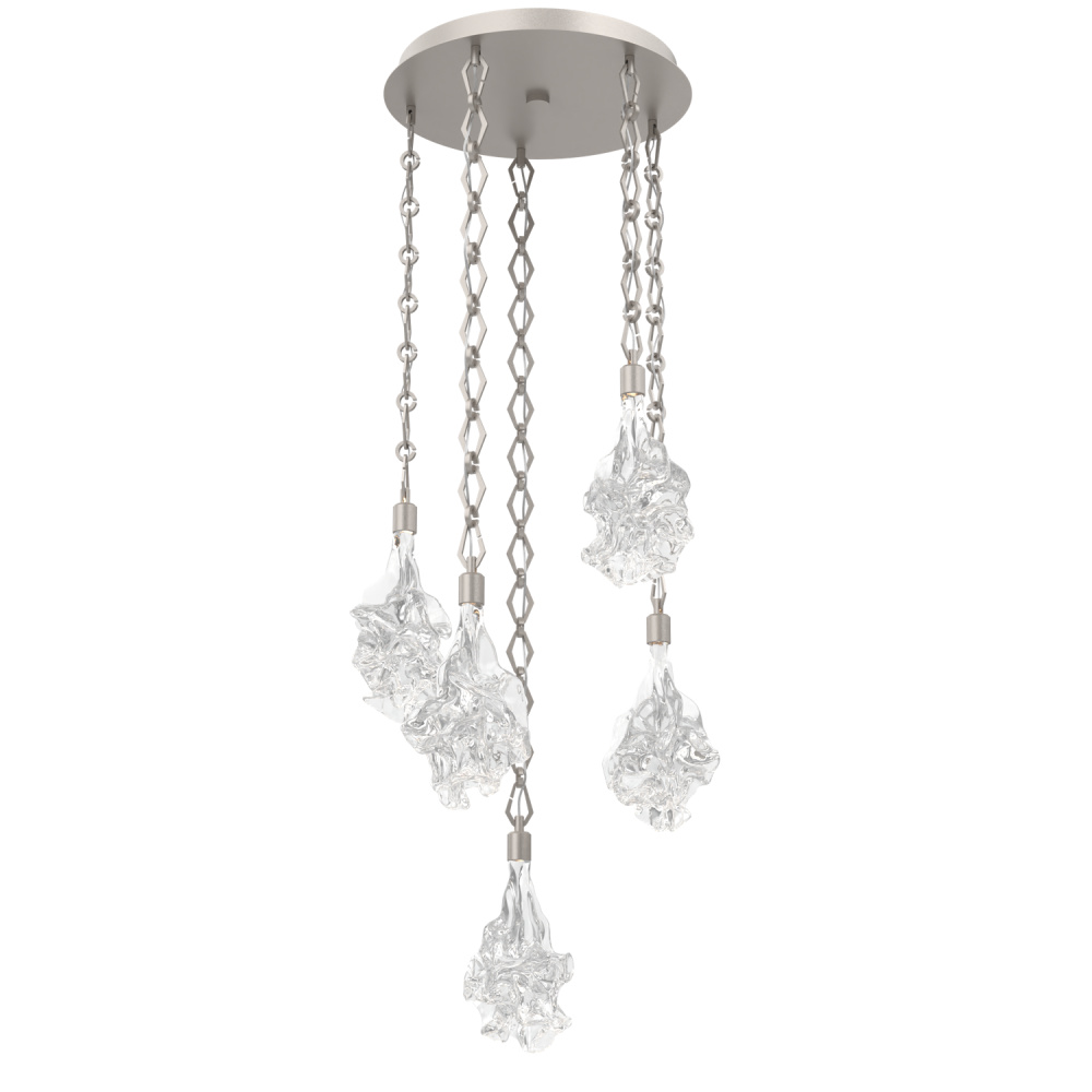 Blossom Round 5pc Multi-Pendant Chain