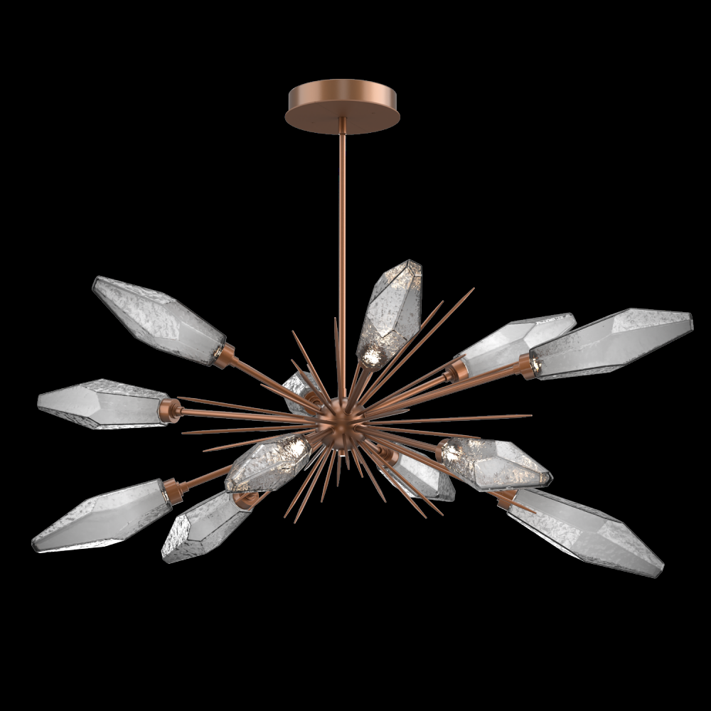 Rock Crystal Oval Starburst