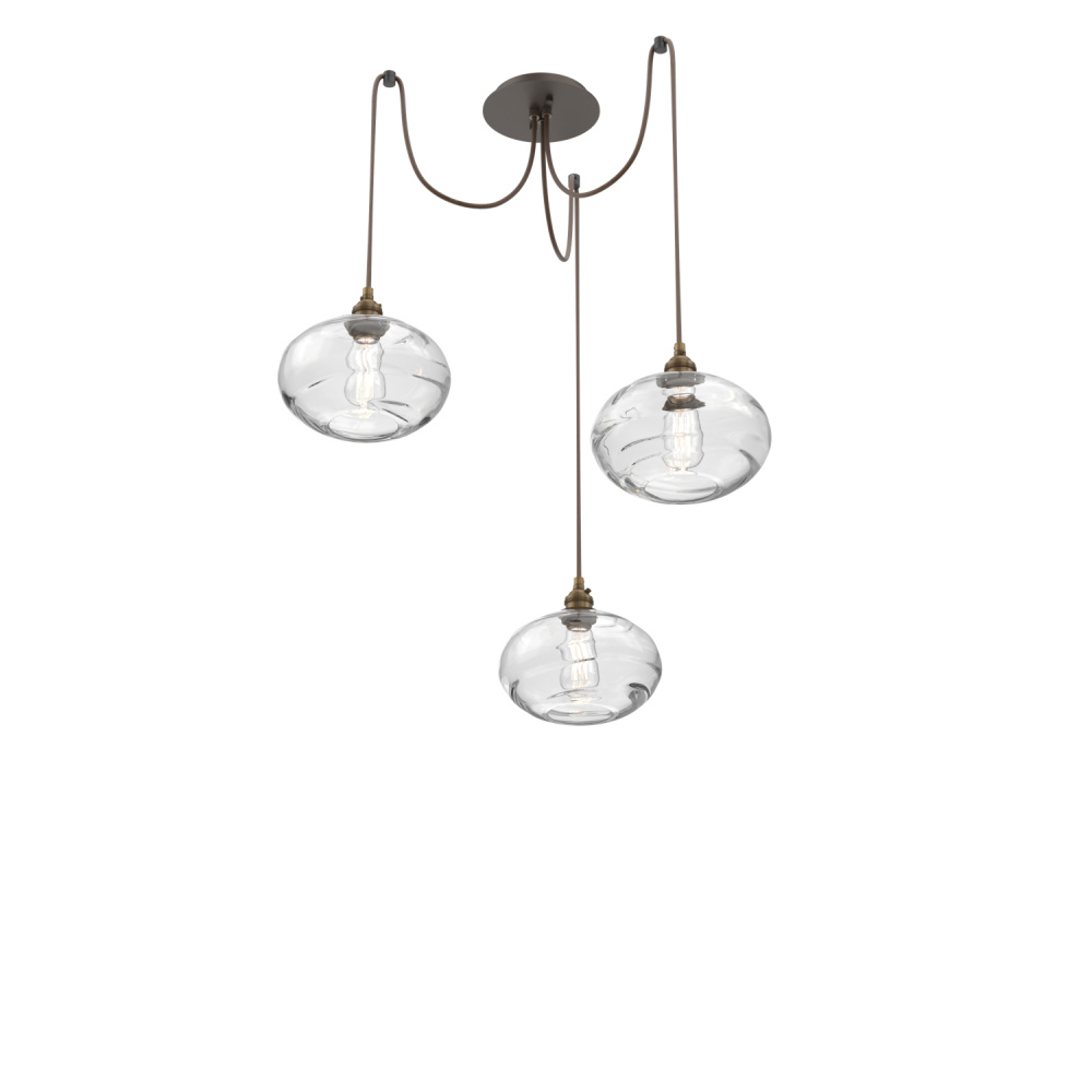 Coppa Round 3pc Swag Multi-Pendant