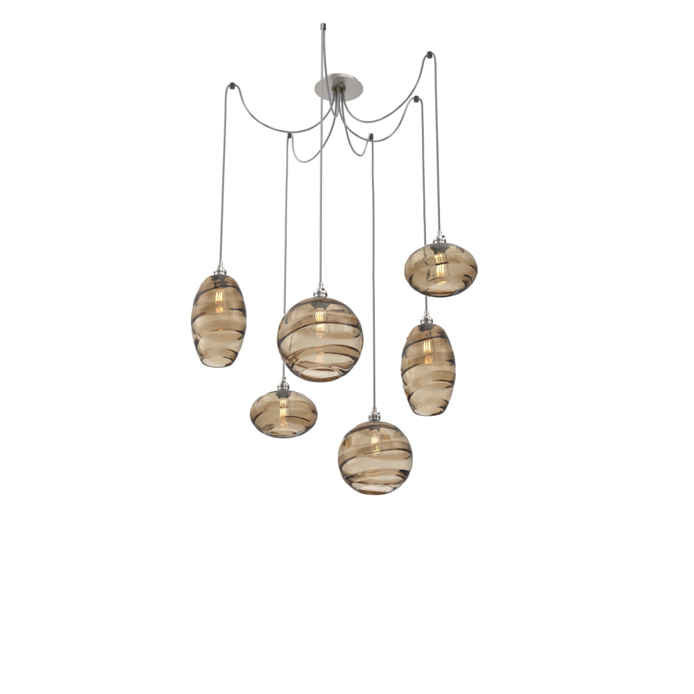 Misto Round 6pc Swag Multi-Pendant