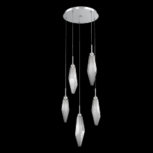 Hammerton CHB0050-05-CS-CS-C01-L3 - Rock Crystal Round 5pc Multi-Pendant