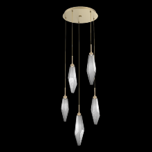 Hammerton CHB0050-05-GB-CS-C01-L3 - Rock Crystal Round 5pc Multi-Pendant