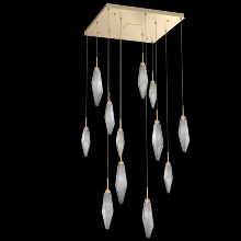 Hammerton CHB0050-12-GB-CS-C01-L3 - Rock Crystal Square 12pc Multi-Pendant