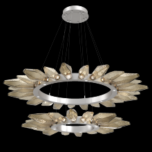 Hammerton CHB0050-2T-BS-CB-CA1-L1 - Rock Crystal Two-Tier Radial Ring