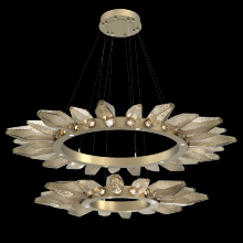 Hammerton CHB0050-2T-GB-CB-CA1-L1 - Rock Crystal Two-Tier Radial Ring