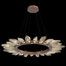 Hammerton CHB0050-56-BB-CB-CA1-L3 - Rock Crystal Radial Ring - 56