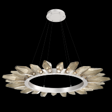 Hammerton CHB0050-56-BS-CB-CA1-L1 - Rock Crystal Radial Ring - 56