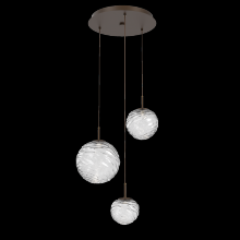 Hammerton CHB0092-03-FB-C-C01-L1 - Gaia Round 3pc Multi-Pendant
