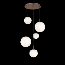 Hammerton CHB0092-05-BB-WL-C01-L3 - Gaia Round 5pc Multi-Pendant