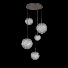 Hammerton CHB0092-05-FB-S-C01-L1 - Gaia Round 5pc Multi-Pendant