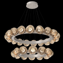 Hammerton CHB0095-2T-BS-ZB-CA1-L1 - Luna Two-Tier Radial Ring