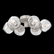 Hammerton CLB0095-01-BS-GC-L3 - Luna Flush Mount - 6pc