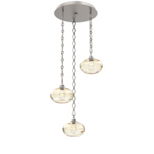 Hammerton CNB0036-03-BS-OA-CH1-E2 - Coppa Round 3pc Multi-Pendant with Chain