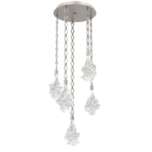 Hammerton CNB0059-05-BS-BC-CH1-L1 - Blossom Round 5pc Multi-Pendant with Chain