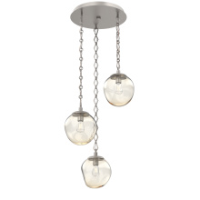 Hammerton CNB0062-03-BS-A-CH1-E2 - Aster Round 3pc Multi-Pendant with Chain (Bulb)