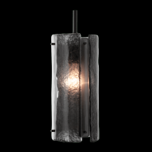 Hammerton LAB0044-08-NB-SG-001-E2 - Textured Glass Pendant - 8-Inch