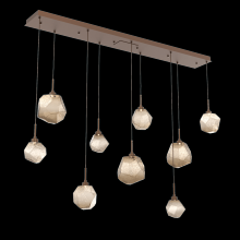 Hammerton PLB0039-09-BB-B-C01-L3 - Gem Linear 9pc Multi-Pendant
