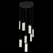 Hammerton CHB0042-05-NB-CR-C01-L1 - Parallel Glass Round 5pc Multi-Pendant