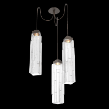 Hammerton SCB0056-03-FB-LC-C01-L3 - Ledgestone Round 3pc Swag Multi-Pendant