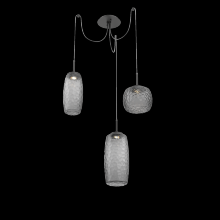 Hammerton SCB0091-03-MB-S-C01-L1 - Vessel Round 3pc Swag Multi-Pendant