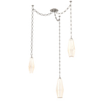 Hammerton SNB0049-03-BS-RA-CH1-L1 - Aalto Multi Light Pendant Multi Port Canopy Beige Silver