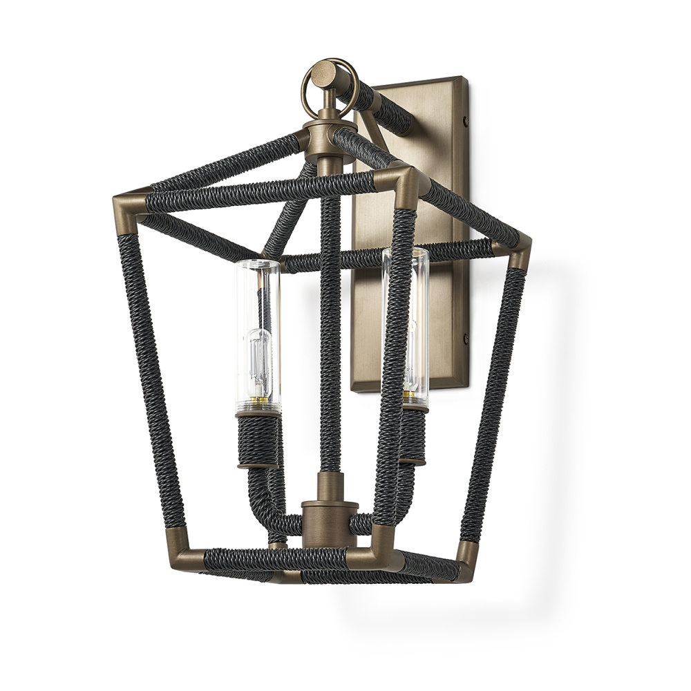 HOLLISTER OUTDOOR SCONCE MEDIUM BLACK