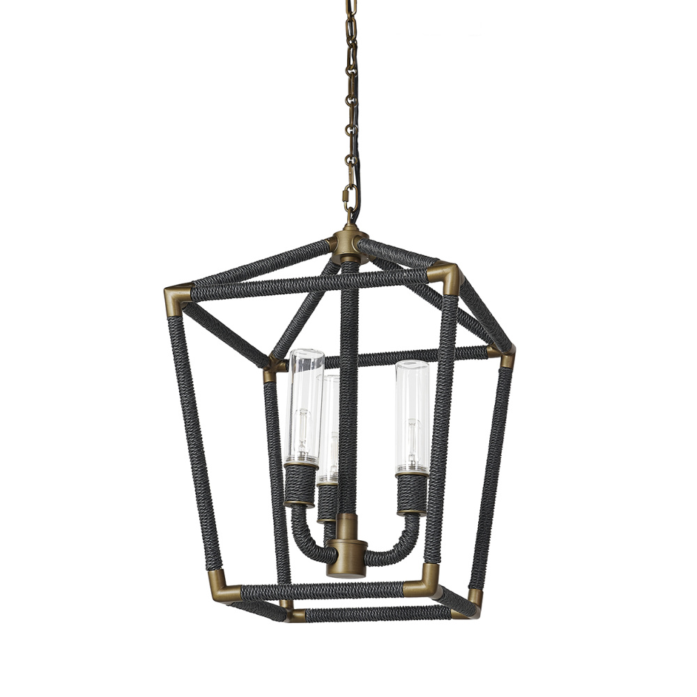 HOLLISTER OUTDOOR CHANDELIER SMALL BLACK