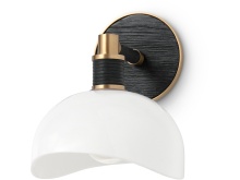 Palecek 2267-79 - BROOKLYN SCONCE BLACK