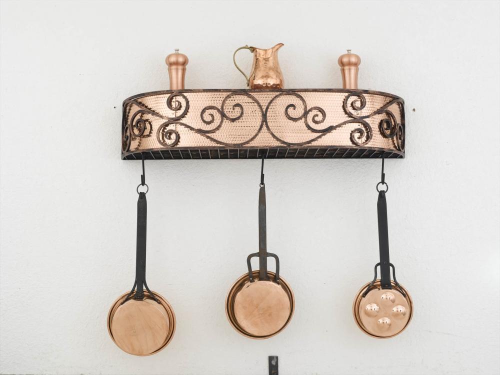 Wall Rack W/Copper Insert