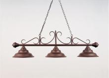 Hi-Lite MFG Co. H-1013/73-D-BR47 - 3-LITE BILLIARD LIGHT