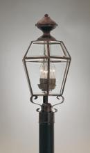 Hi-Lite MFG Co. H-655-P-01-FROST - 3-LIGHT POST MOUNT